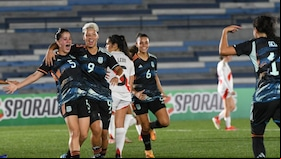 Perú vs. Argentina por el Sudamericano Femenino Sub-20. (Foto: AFP)