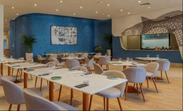 Tiene un elegante comedor y vestíbulo (Foto: Pestana CR7 Marrakech)