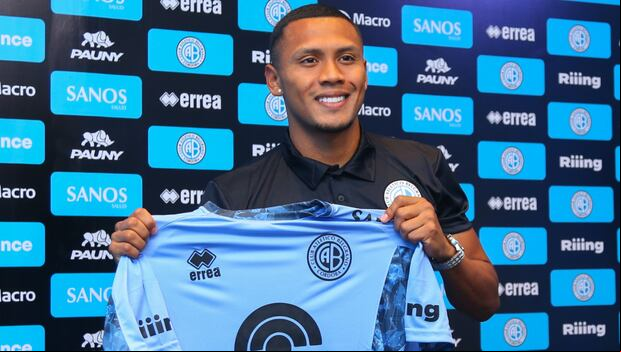 Bryan Reyna lleva 35 partidos con Belgrano en la temporada 2024. (Foto: Belgrano)