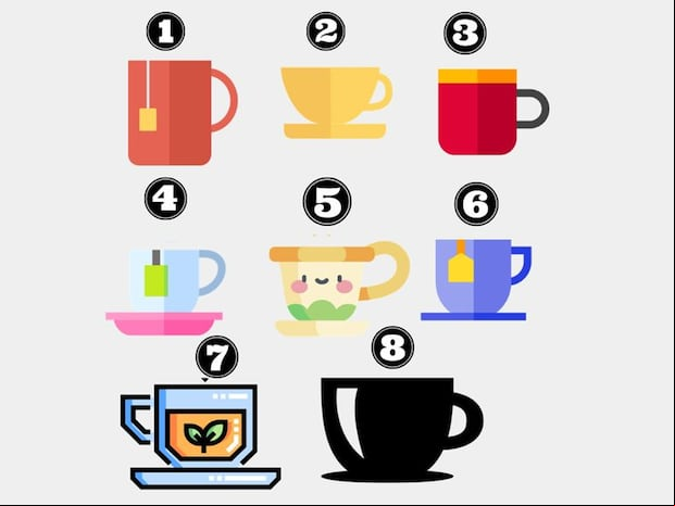 TEST DE PERSONALIDAD | Observa detenidamente las diferentes tazas que se presentan y elige la que más te guste.