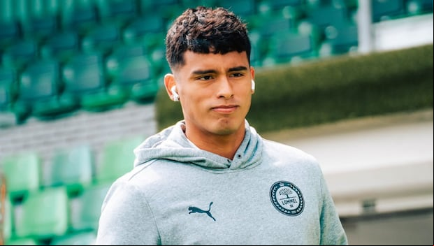 Kluiverth Aguilar marcó un gol y dio dos asistencias con Lommel SK en la temporada 2023-24. (Foto: Lommel SK)