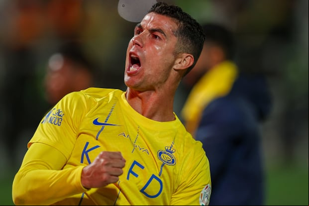 Cristiano Ronaldo es hoy jugador del Al Nassr de la Liga de Arabia Saudita.