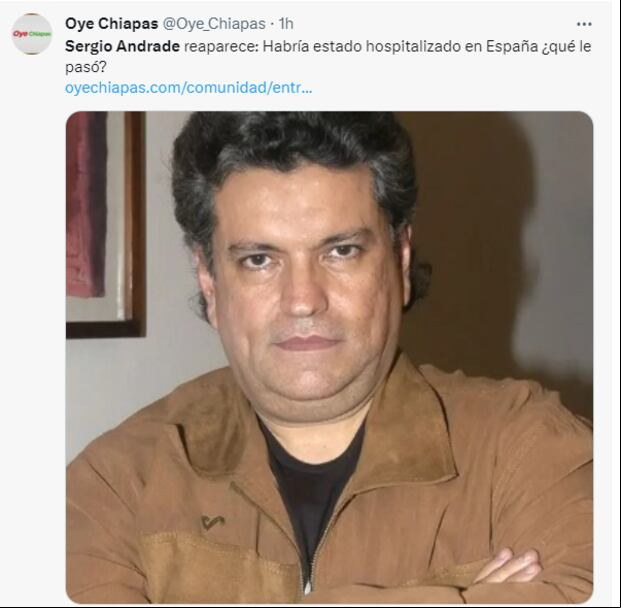 Así informaron los medios el internamiento de Andrade en Madrid (Foto: X)