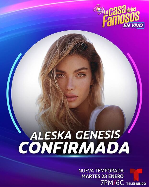 Aleska Génesis forma parte de la cuarta temporada de "La casa de los famosos" (Foto: Telemundo)