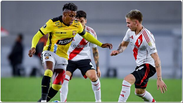 River y Barcelona SC igualaron sin goles por la fecha 2 del Grupo B de la Copa Libertadores 2025 (Foto: Getty Images).