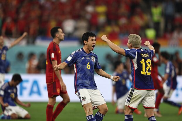 Japón fue líder del Grupo E de Qatar 2022, tras darle vuelta a España en la última fecha. Foto: Daniel Apuy / @photo.gec