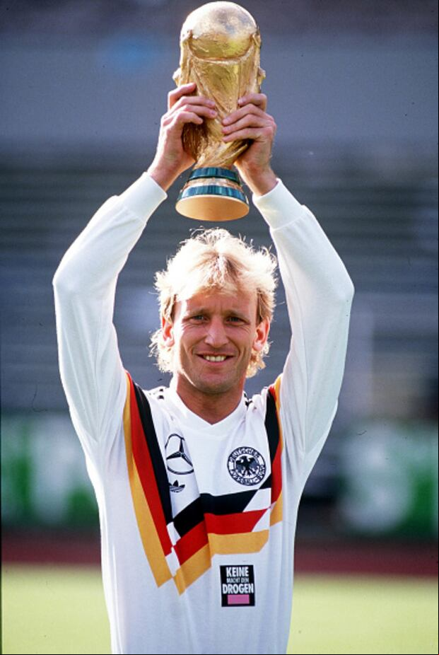 Andreas Brehme le dio un título mundial a Alemania frente a la Argentina de Maradona. (Foto: Getty Images)