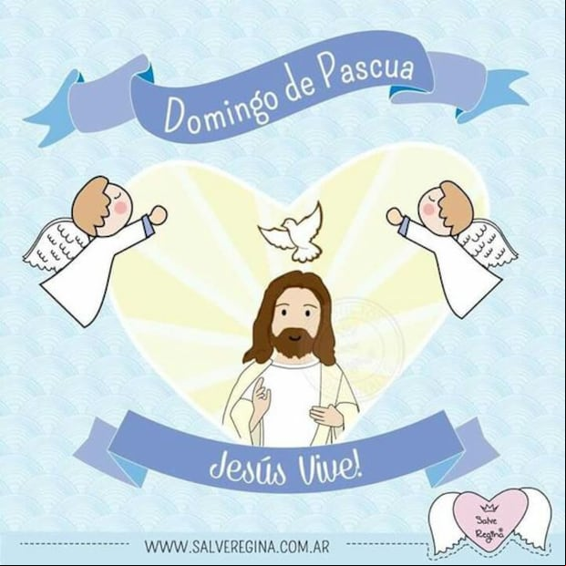 Imágenes del Domingo de Pascua 2024: frases y mensajes para compartir en WhatsApp (Foto: Internet)