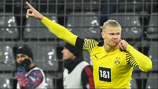 Erling Haaland fue jugador del Dotmund antes de llegar al City. (Foto: AFP)