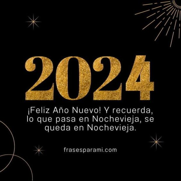 Imágenes de Año Nuevo 2024 para dedicar, saludar y compartir (Foto: Pinterest)