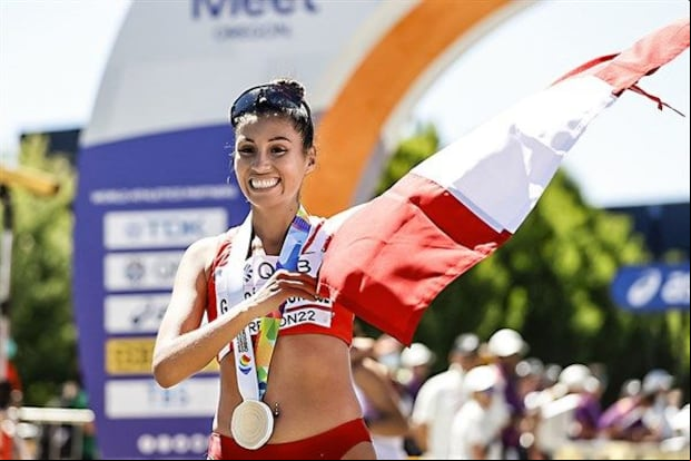 Kimberly García (20km Marcha): participó en Río 2016 y Tokio 2020.