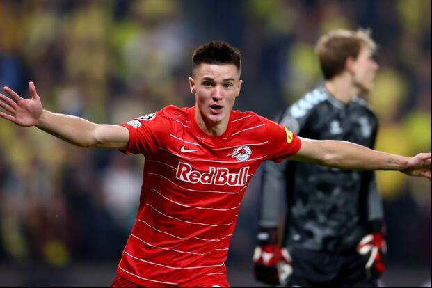 Benjamin Sesko, en la mira del Real Madrid.