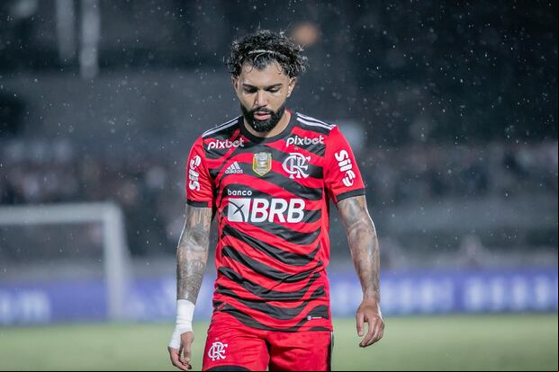 Gabigol en la Copa de Brasil (Foto: Fernando Teramatsu/AGIF).
