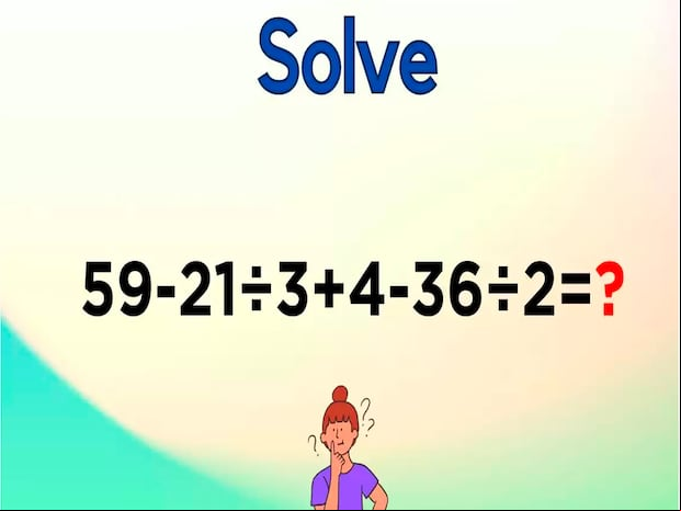 Utiliza tu capacidad intelectual para determinar el resultado final de este reto matemático.| Foto: fresherlive