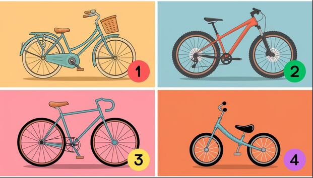 Descubre si eres una persona celosa con solo elegir una bicicleta en esta imagen (Foto: Depor).