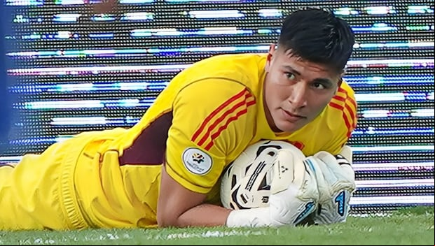 Diego Romero tapó en el Preolímpico de inicios de año. (Foto: Selección Peruana)