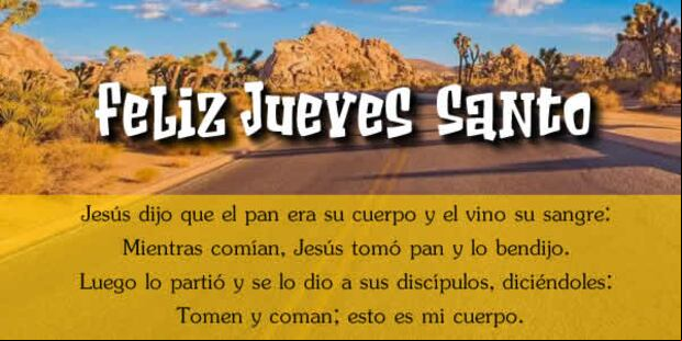 Mejores imágenes para compartir el Jueves Santo (Foto: internet)
