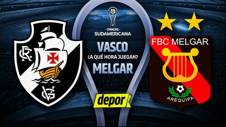 Horario de Melgar vs. Vasco de Gama en Brasil por la Copa Sudamericana