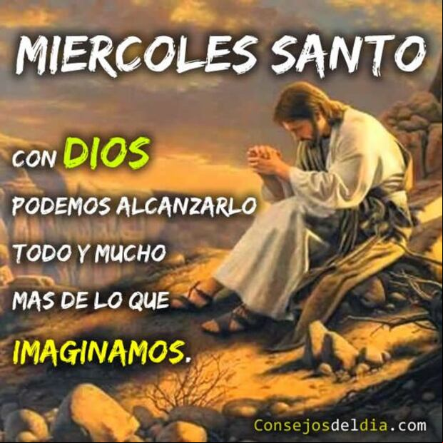 Imágenes de Miércoles Santo 2024: mensajes para reflexionar (Foto: Internet)