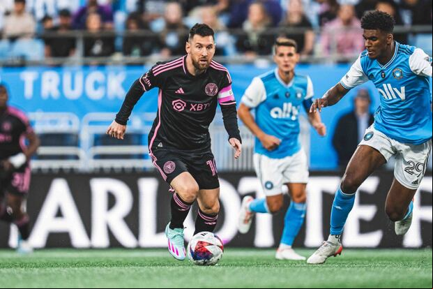 Con Lionel Messi desde el arranque, Inter Miami perdió 1-0 con Charlotte en el último partido de la temporada. (Foto: X/Inter Miami).