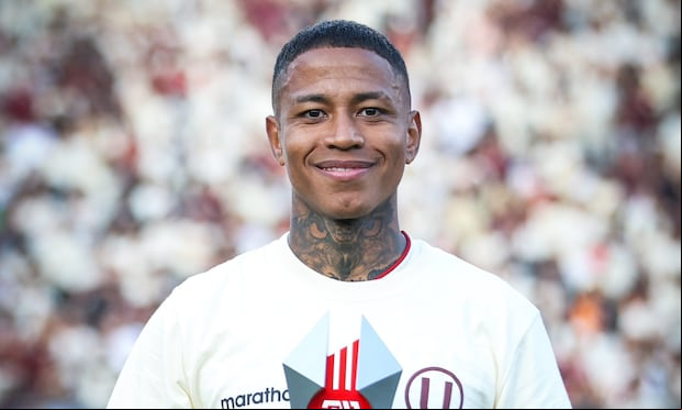 Andy Polo marcó tres goles con Universitario en la temporada 2024. (Foto: Universitario)