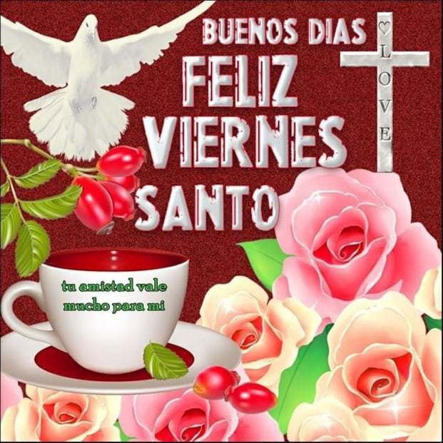 Frases y mensajes de buenos días para compartir este Viernes Santo en redes sociales (Foto: Internet).