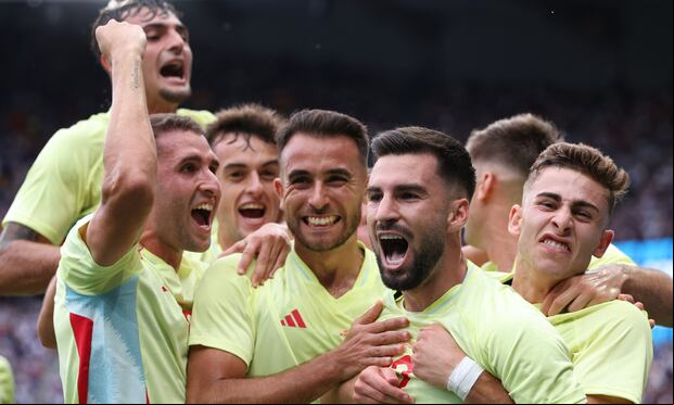 La selección española se llevó el oro en París 2024 (fútbol masculino) tras vencer por 5-3 a Francia en la gran final. (Foto: AFP)