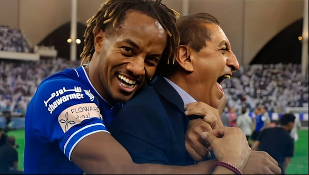 André Carrillo y Ramón Díaz trabajaron juntos en Al Hilal. (Foto: Al Hilal)