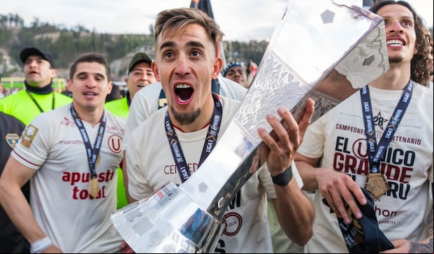 Martín Pérez Guedes fue elegido el mejor jugador de la Liga 1 2024. (Foto: Jonathan Huarcaya)