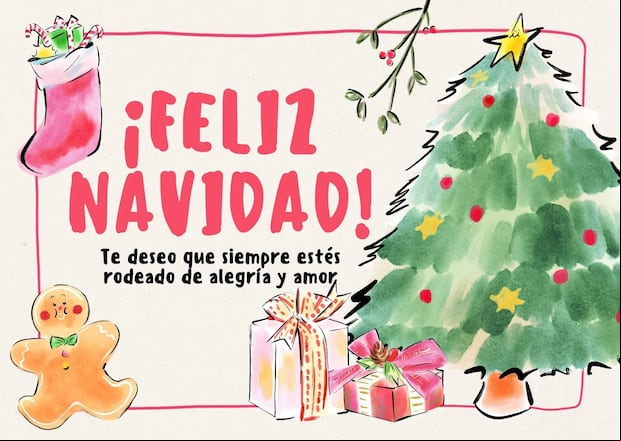Las mejores postales para dedicar en Navidad este 25 de diciembre. (Foto: Google).