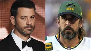 Jimmy Kimmel advierte a Aaron Rodgers, tras acusarlo de estar en la lista de Epstein