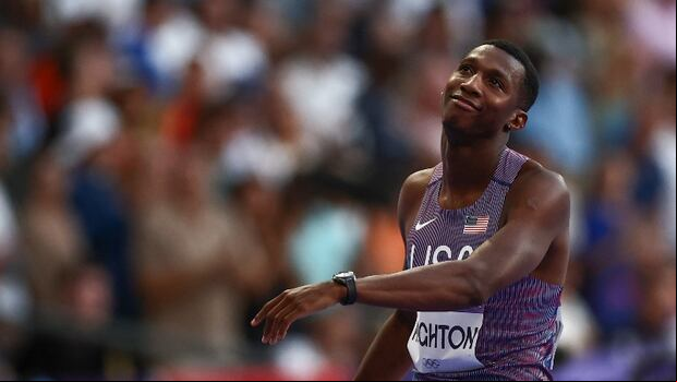 Knighton quedó en el cuarto lugar en la prueba de 200 metros lisos. (Foto EDH/AFP)