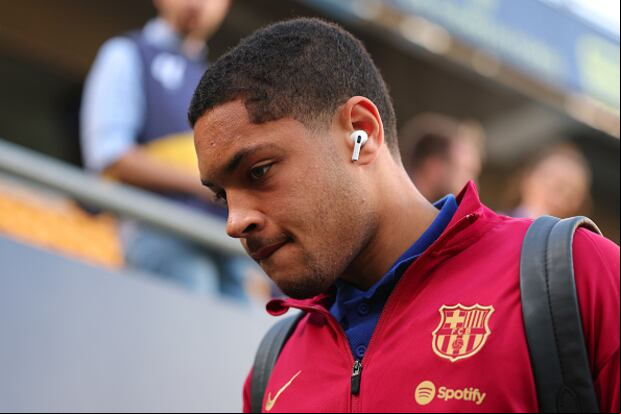 Vitor Roque llegó al Barcelona en el mercado de invierno 2024 desde el Paranaense de Brasil. (Foto: Getty Images)
