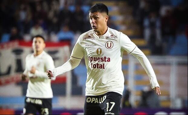 Jairo Concha reemplazó a Martín Pérez Guedes en el duelo contra Cienciano en el Cusco. FOTO: Facebook Universitario