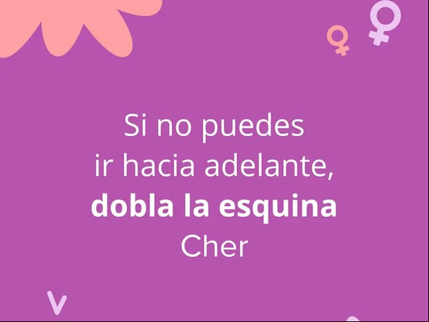 “Si no puedes ir hacia adelante, dobla la esquina” – Cher (Foto: Canva | Composición: Gestión Mix)