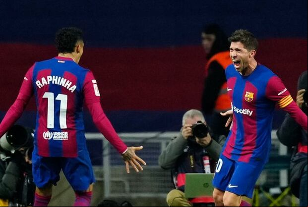 Barcelona venció a Almería en Montjuic por LaLiga. (Foto: AFP)