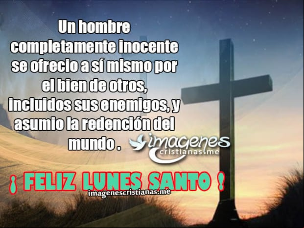 Frases para el Lunes Santo 2023: mensajes e imágenes para compartir en Semana Santa (Foto: Pinterest).