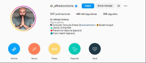 El legado de Alfredo Victoria sigue presente en las redes sociales (Foto: Alfredo Victoria / Instagram)