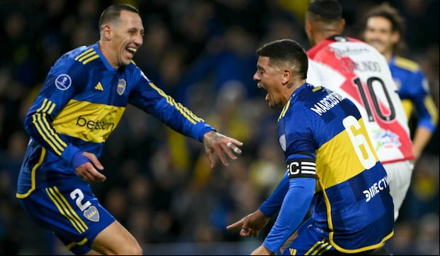 Boca vs. Nacional de Potosí empezó con la caída de Fútbol Libre TV. (Foto: AFP)