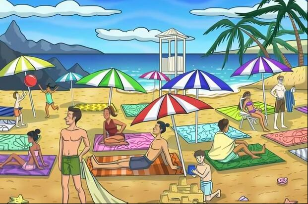 ¿Puedes localizar al delfín camuflado en la playa en solo 10 segundos? ¡Inténtalo! (Foto: Depor)