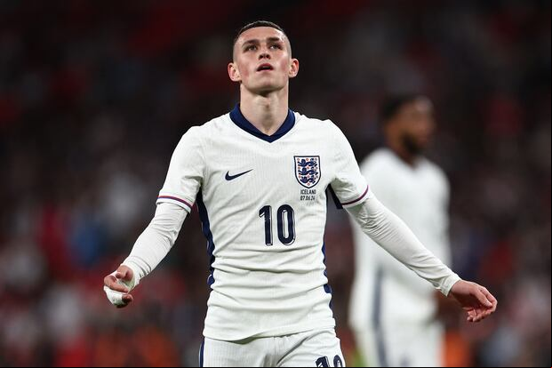 Phil Foden es una de las figuras de Inglaterra. (Foto: AFP)