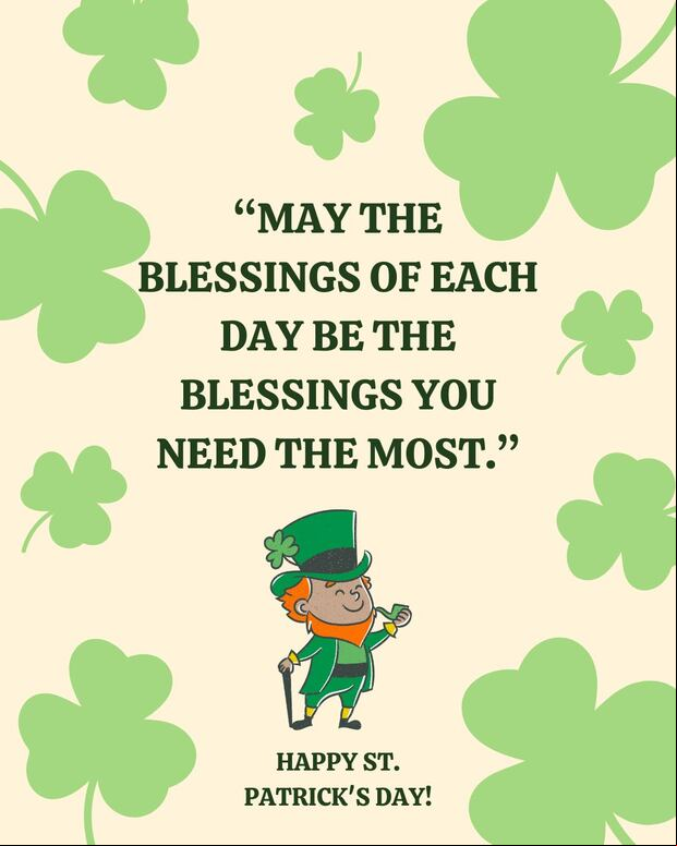 Congratulate your s for St. Patrick's Day with this fun image. (Photo: Composition Mix)