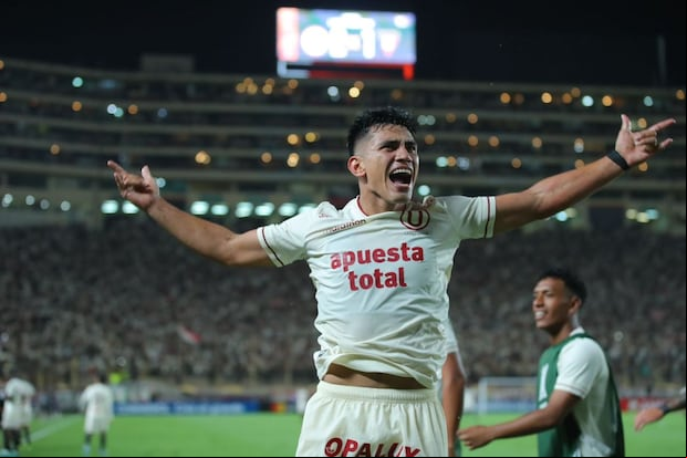 José 'Tunche' Rivera marcó ante LDU sus dos primeros goles en la Copa Libertadores.