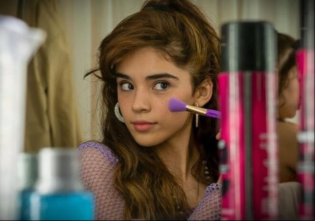 Regina Villaverde preparándose para una de las escenas de la serie (Foto: Las estrellas)