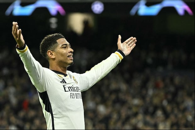 Jude Bellingham lleva 16 goles en LaLiga 2023-24. (Photo by JAVIER SORIANO / AFP)