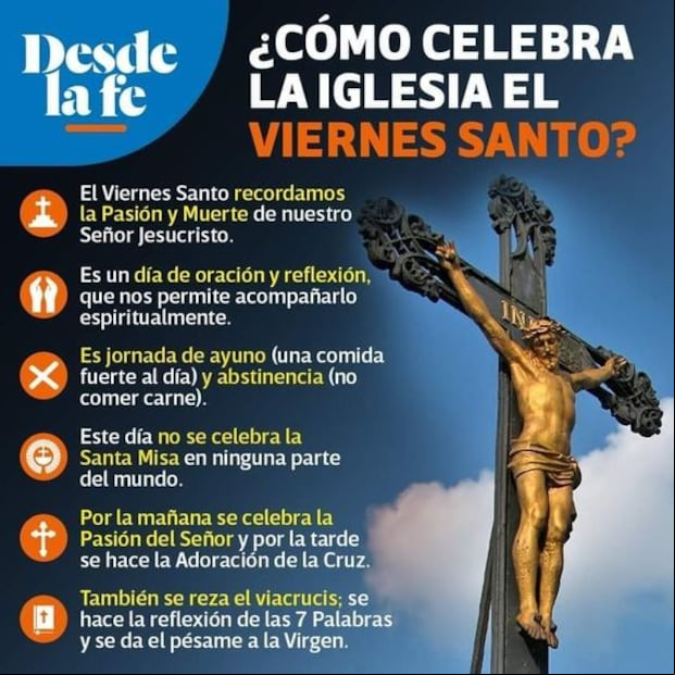 Imágenes del Viernes Santo 2024: comparte postales y frases en WhatsApp (Foto: Internet)
