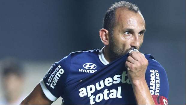 Hernán Barcos registra cuatro goles en la Copa Libertadores 2025. (Foro: Getty Images)