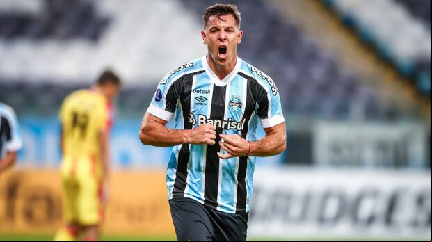 Diego Churín no logró destacar en el Gremio de Porto Alegre. (Foto: Gremio).