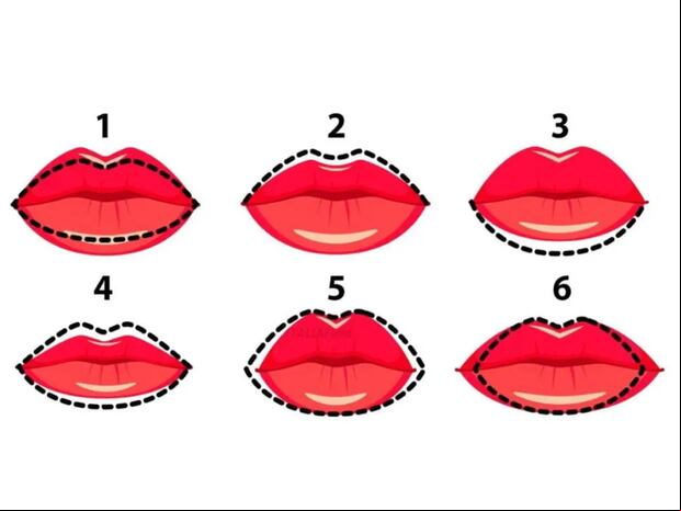 TEST VISUAL | Esta imagen muestra varios tipos de labios. Indica qué forma tienen los tuyos. (Foto: namastest.net)