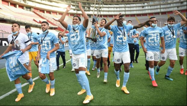 El título de 2020 fue el último de Sporting Cristal con Adidas. (Foto: Sporting Cristal)